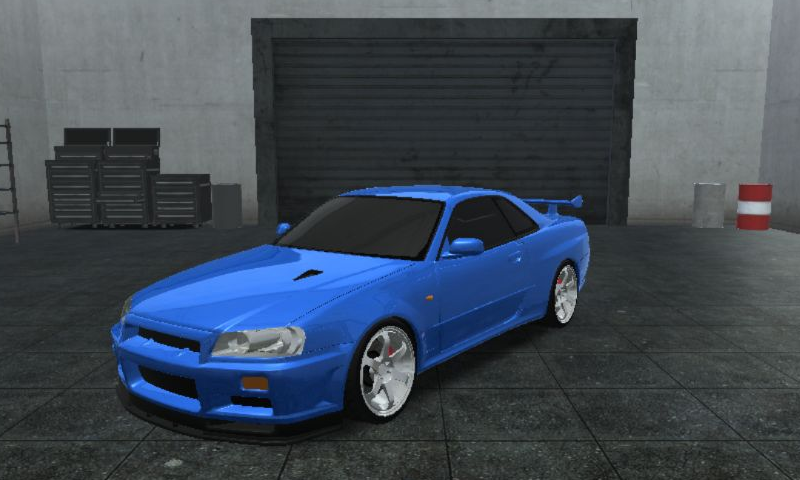 R34 drift car